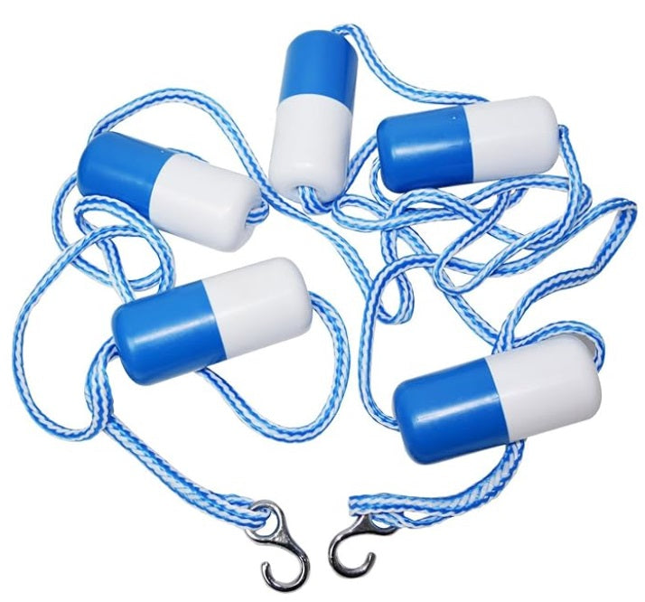 Cuerda guía con flotadores de 16' de longitud para alberca