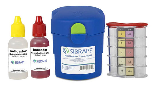 Analizador de Cloro y pH marca Sibrape para alberca