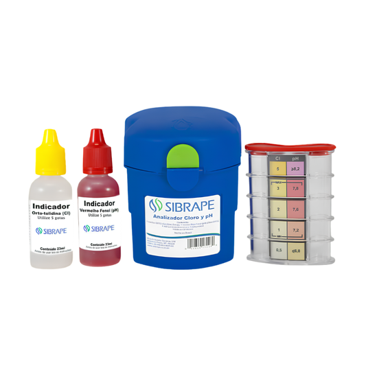 Analizador de Cloro y pH marca Sibrape para Alberca